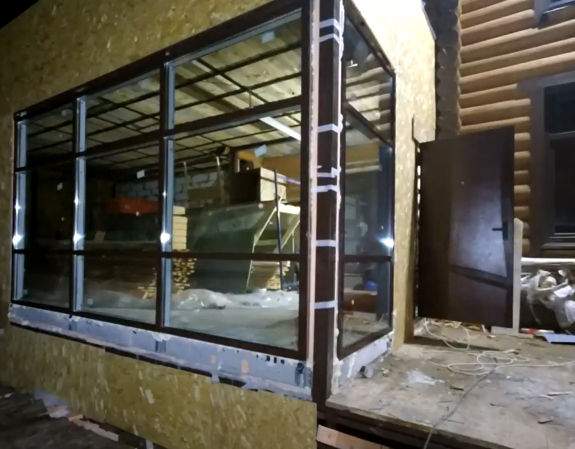 Монтаж теплого остекления террасы